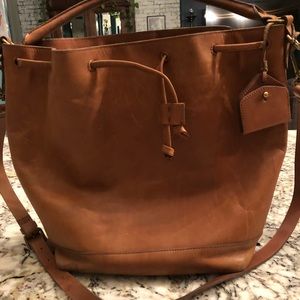 Madewell by jcrew golden brown tote
